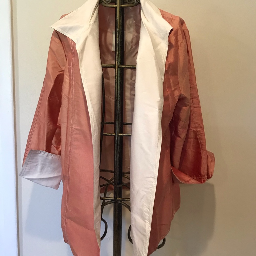 Lightweight silk blazer